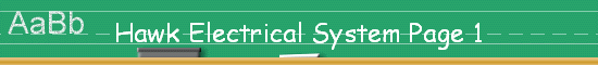 Hawk Electrical System Page 1