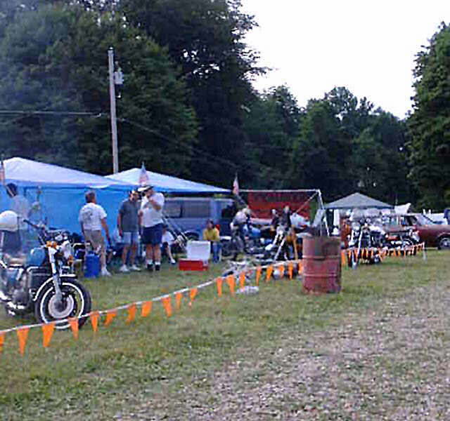 The compound, starting to get busy.
